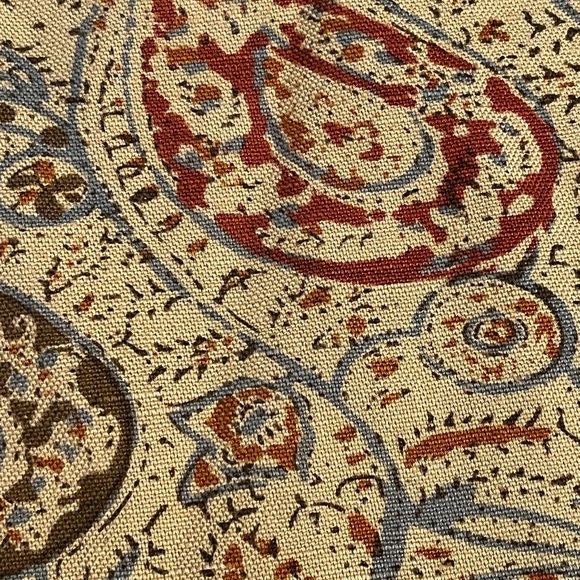 LAUREN RALPH LAUREN Pants Size 4 Linen Cotton Blend Summer Perfect Paisley Print - Picture 3 of 10